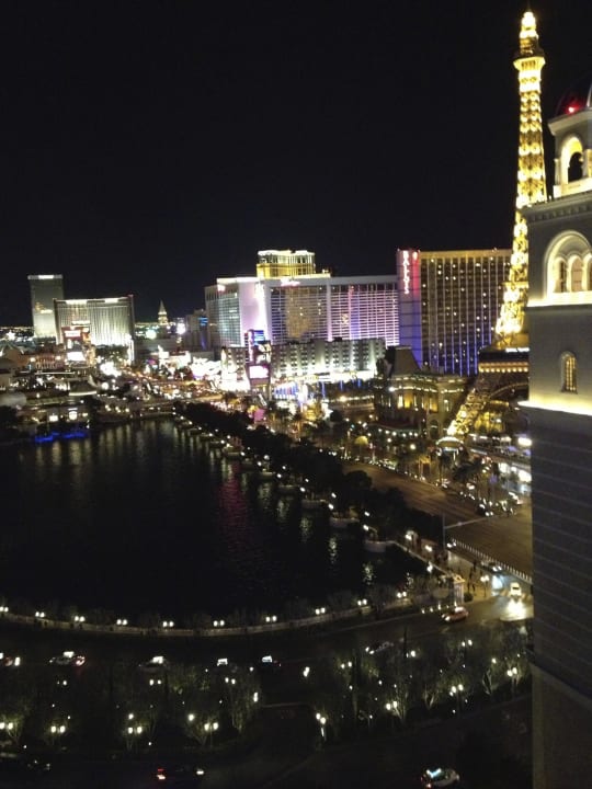 Ausblick aus dem 22. Stockwerk The Cosmopolitan of Las Vegas