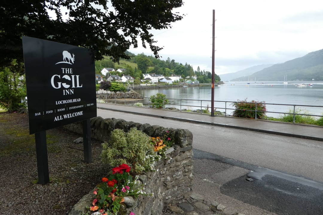 Blick auf See Hotel Lochgoilhead