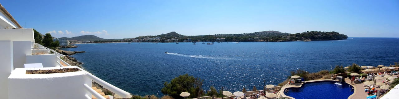 Ausblick aus dem linken Hotelflügel Sentido Fido Punta del Mar – Adults only