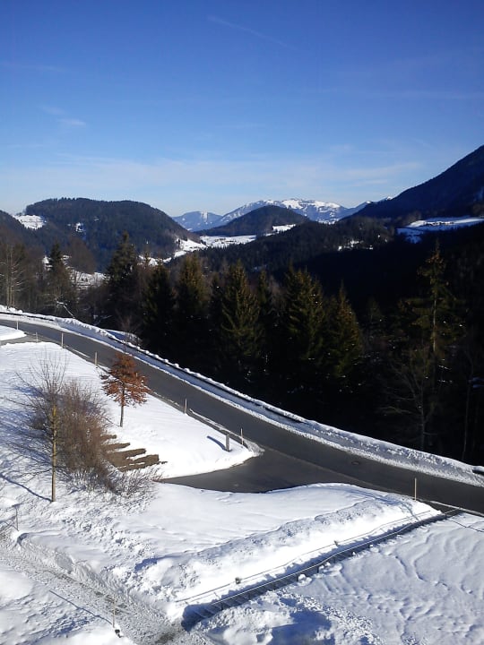 Blick vom Zimmer Kempinski Hotel Berchtesgaden