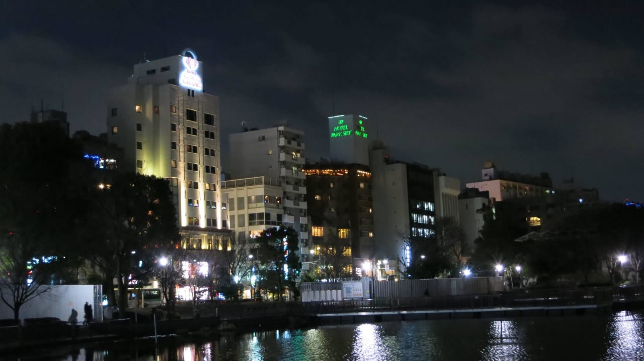 Hotel bei Nacht Hotel Coco Grand Ueno Shinobazu