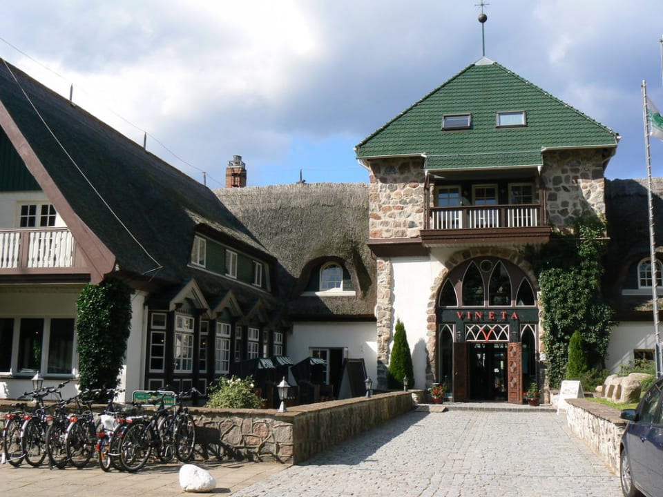 Eingang Meeressterne Hotel Forsthaus Damerow