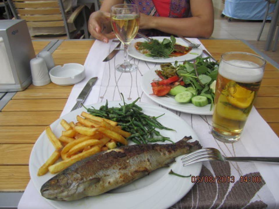 Frischer leckerer Fisch Hotel Delphin Imperial