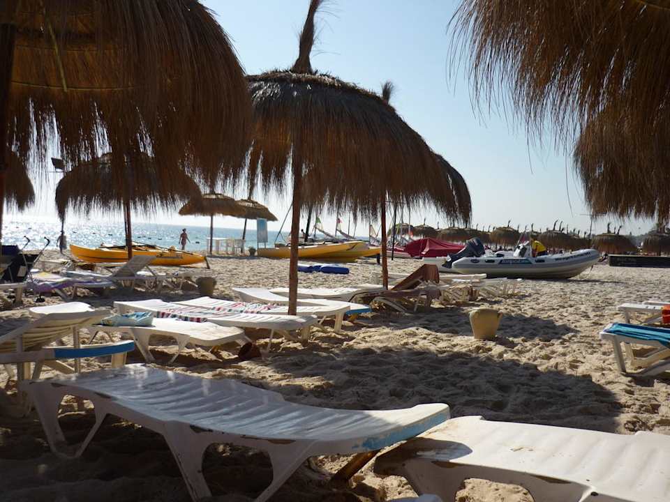 Blick auf's Meer vom Hotelstrand El Mouradi Club Kantaoui