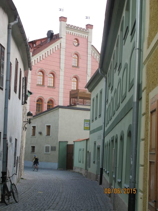 Hintere Ansicht des Hotels  Hotel Budweis