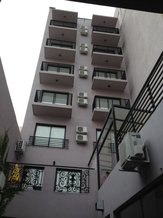 Hotel von hinten Las Cepas Hotel de Cata & Relax