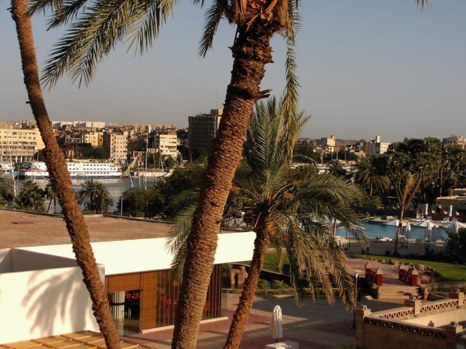Blick Richtung Pool Hotel Mövenpick Resort Aswan
