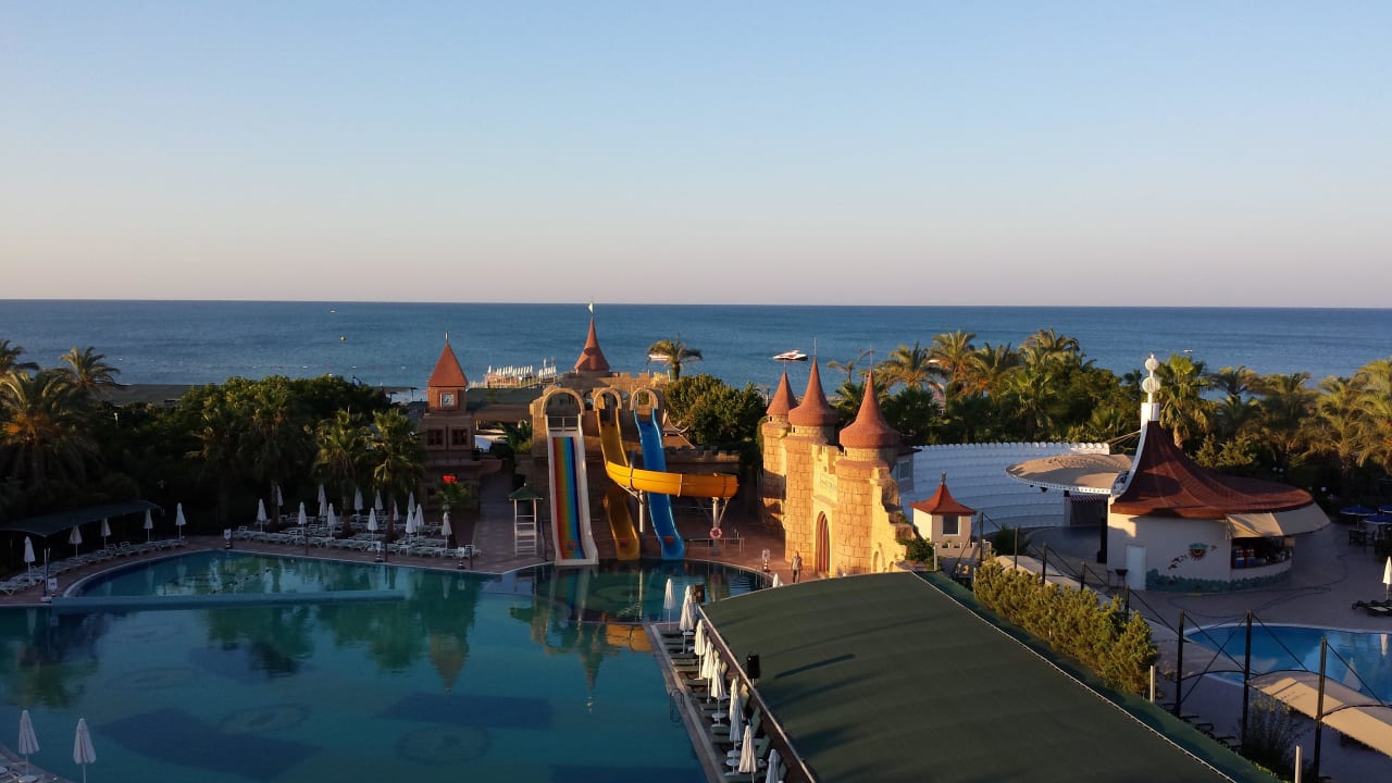 Ausblick von unserem Zimmer 1518 Belek Beach Resort Hotel