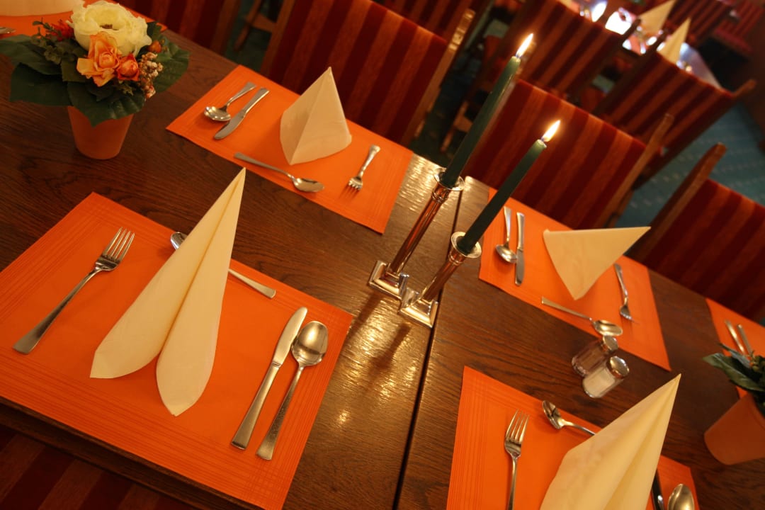 Festlich gedeckter Tisch Hotel Fürstenhof