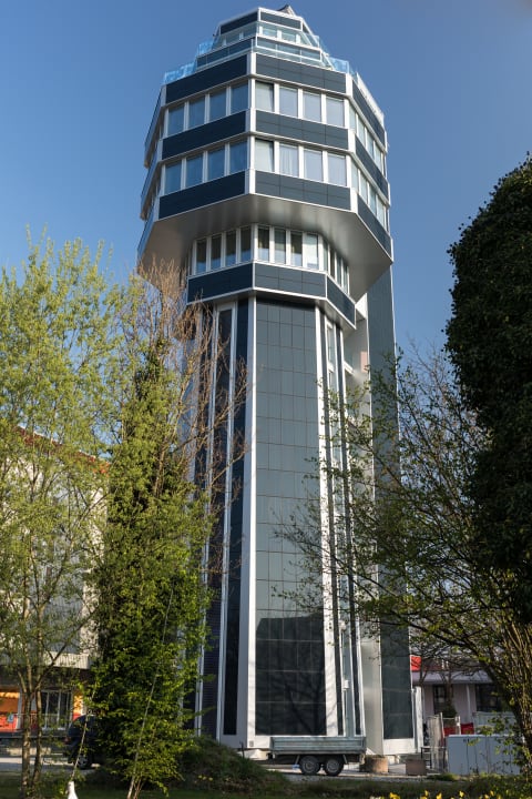 Außenansicht aquaTurm Hotel