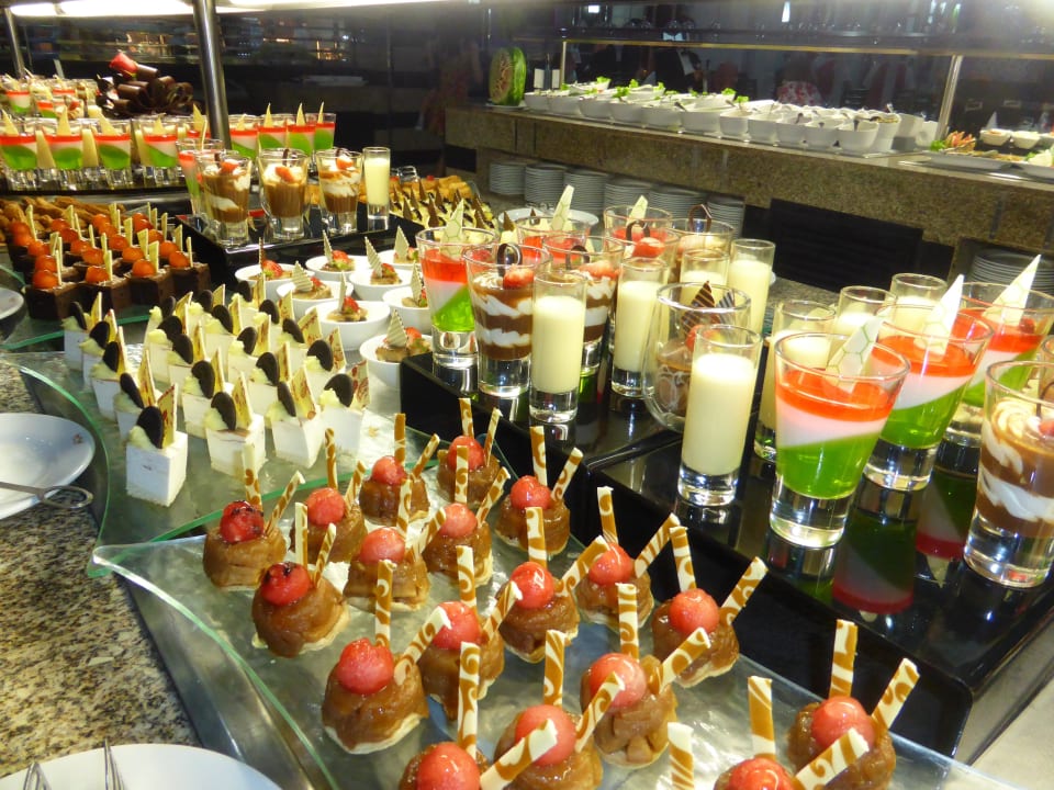 Nachtischbuffet Hauptrestaurant Hotel Riu Palace Mexico