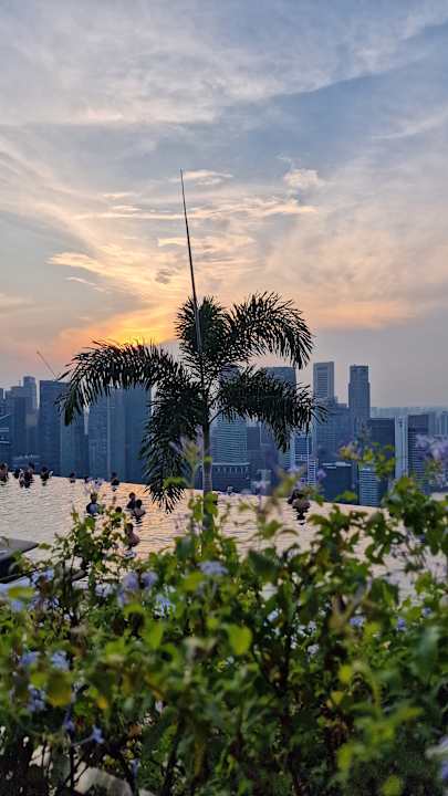Ausblick Marina Bay Sands