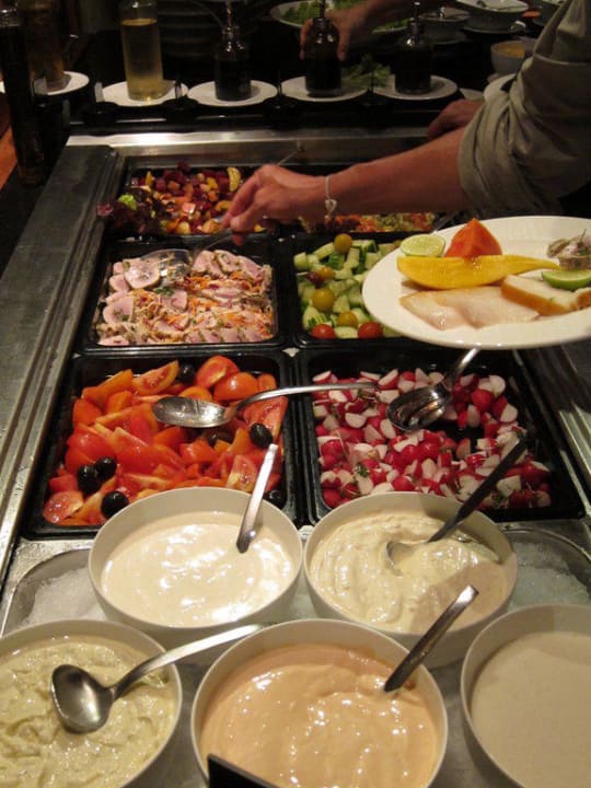 Salatbuffet Veligandu Maldives Resort Island