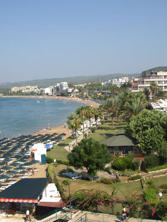 Ausblick vom Balkon Venessa Beach Hotel
