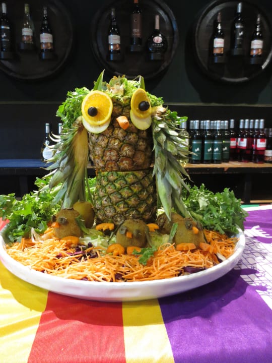 Büffet-Dekoration Hotel Vibra Beverly Playa