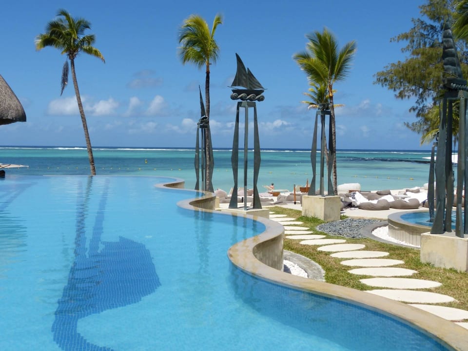 Pool mit Blick auf den Indischen Ozean Ambre Mauritius