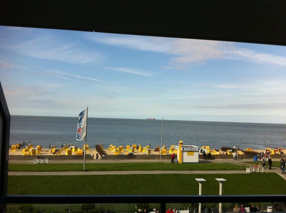 Ausblick Zimmer 207 Strandhotel Duhnen / Aparthotel Kamp