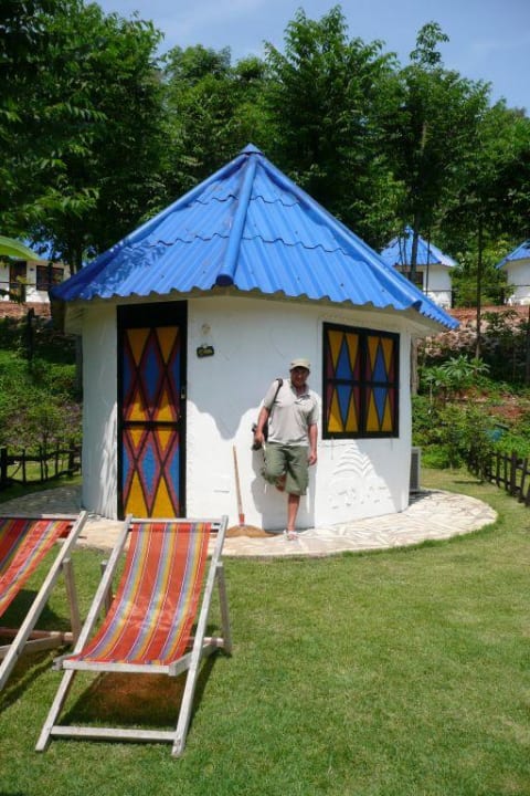 Rundbungalows im afrikanischen Stil Koh Mak Buri Hut Natural Resort