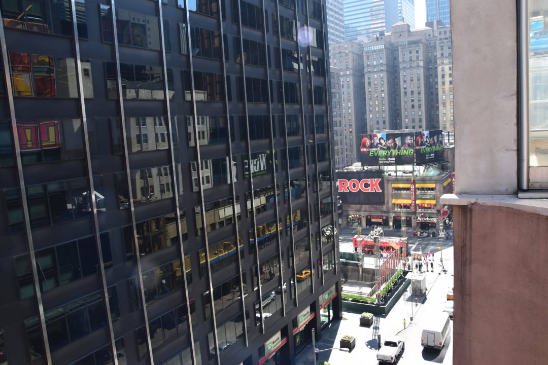 Ausblick von der Dachterrasse Square Hotel at Times Square