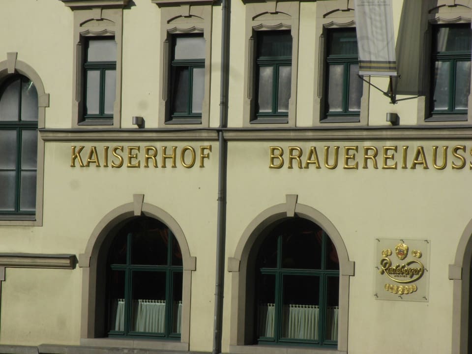 Restaurant von außen Hotel Kaiserhof
