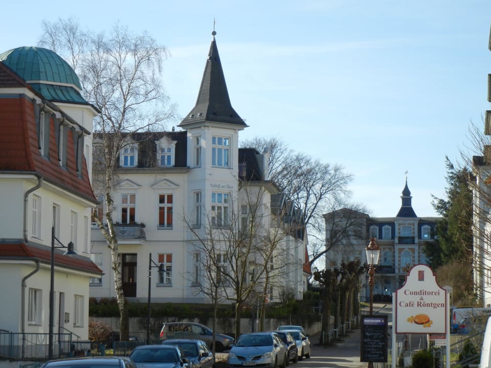 Blick vom Strand (Nordseite) Schloss am Meer Apartments
