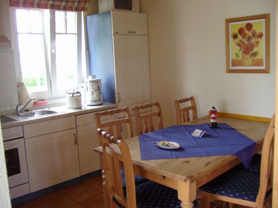 offene Küche mit Esstisch Ferienresort Seepferdchen