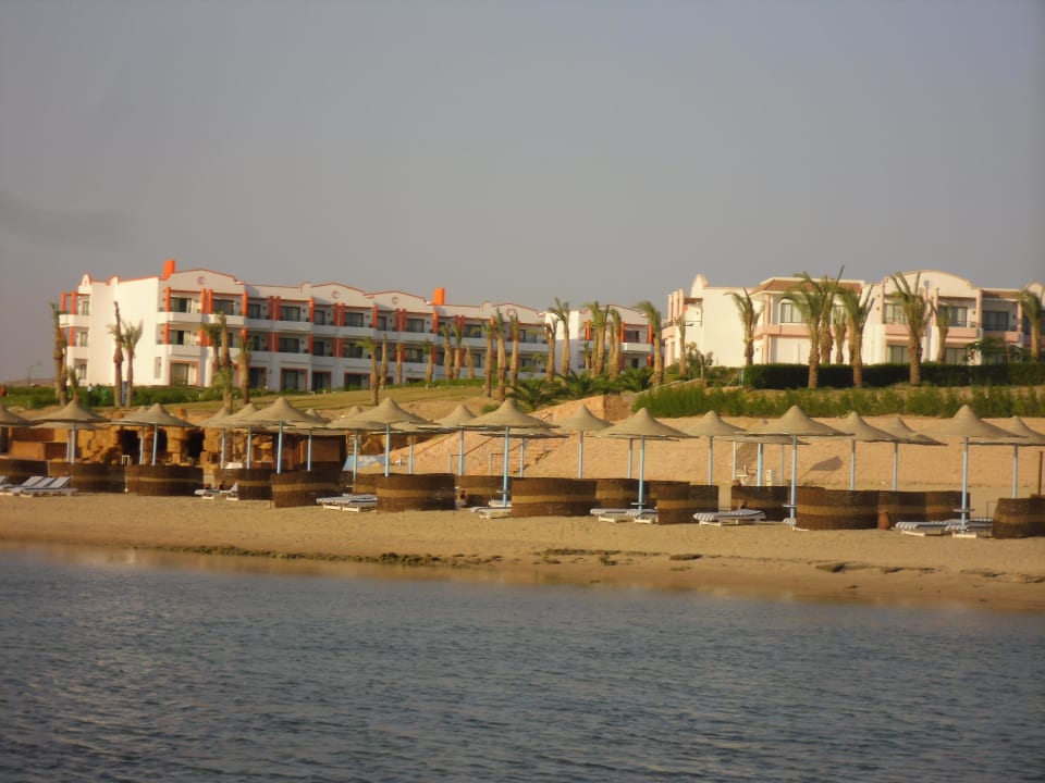 Anlage vom Steg aus fotografiert Fantazia Resort Marsa Alam