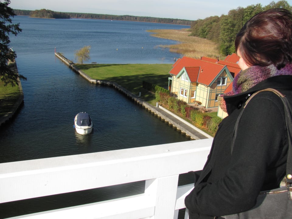 Blick vom Leuchtturm Precise Resort Hafendorf Rheinsberg