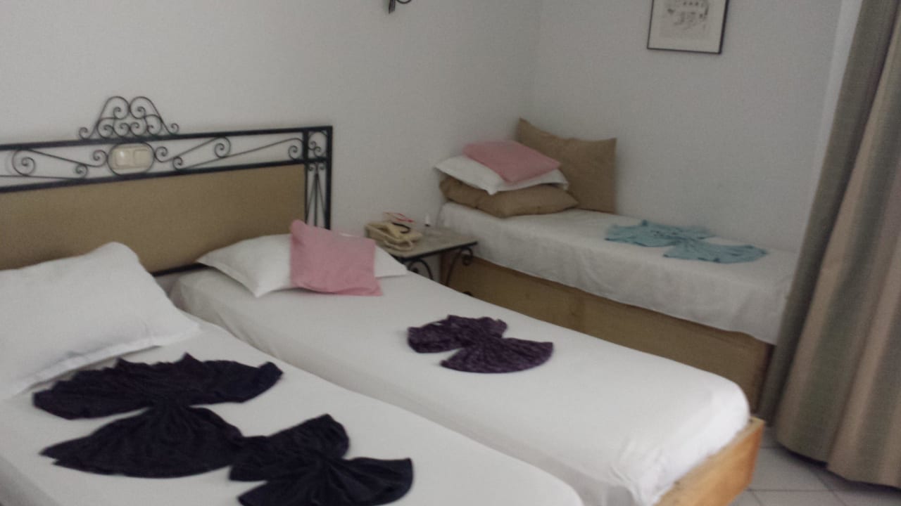 Nach der ersten Nacht  Hotel El Mouradi Skanes Beach