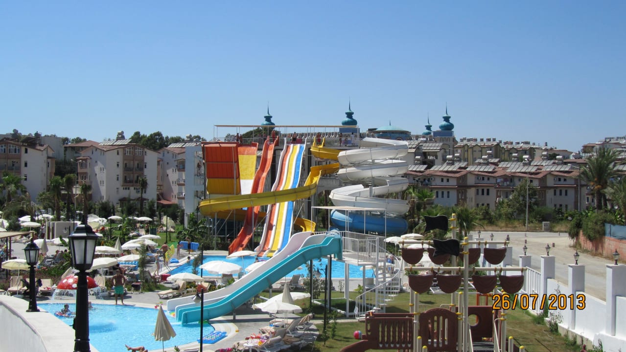 Rutschen und Funpool Hotel Defne Defnem