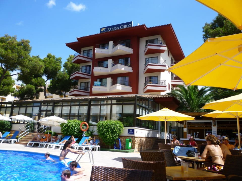 Hotel vom Pool aus Hotel Pabisa Chico