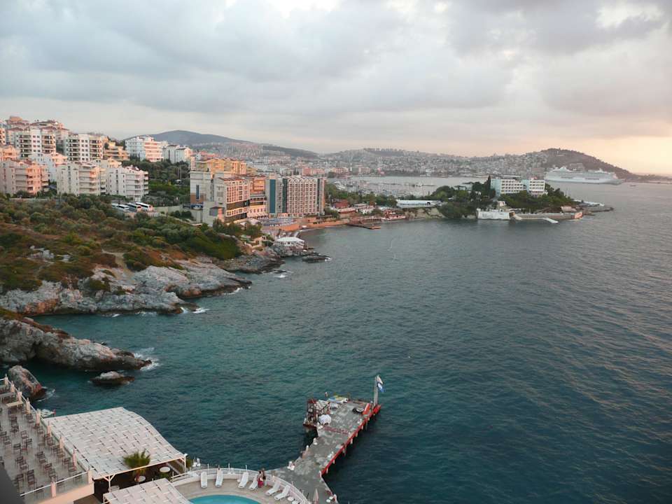Ausblick auf Kusadasi Korumar Hotel De Luxe