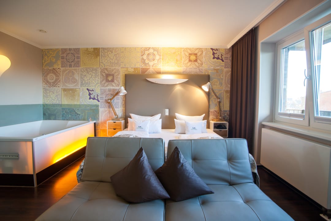 Zimmer Hotel garni Retro Design