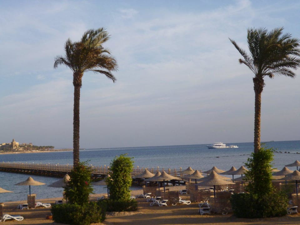 Blick vom Balkon Cleopatra Luxury Resort Makadi Bay