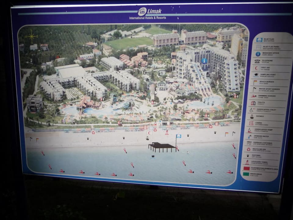 Plan der Hotel Anlage  Limak Limra Hotel & Resort