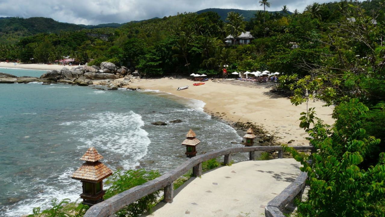 Überblick der Bucht Santhiya Koh Phangan Resort & Spa