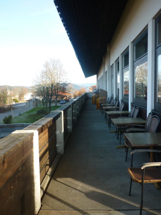 Balkon am Clubraum Landhotel Rosenberger