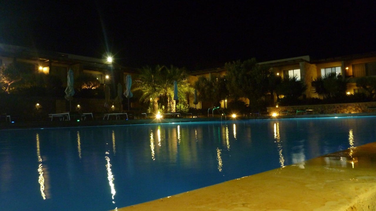 Pool bei Nacht Aquagrand Artistic Luxury Beach Resort - Adults only