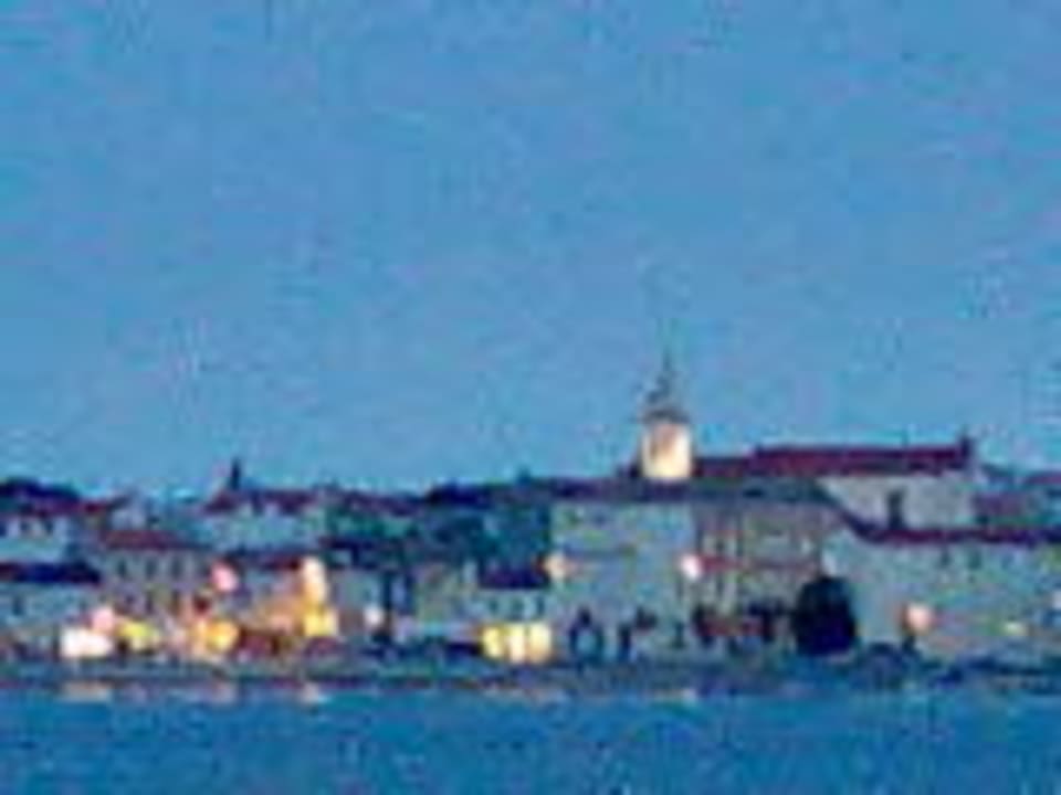 Porec bei Nacht!  Valamar Parentino Hotel