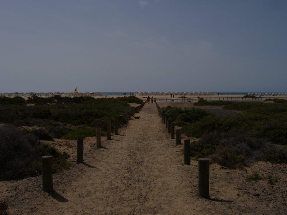 Weg vom Hotel zum Strand Occidental Jandía Mar