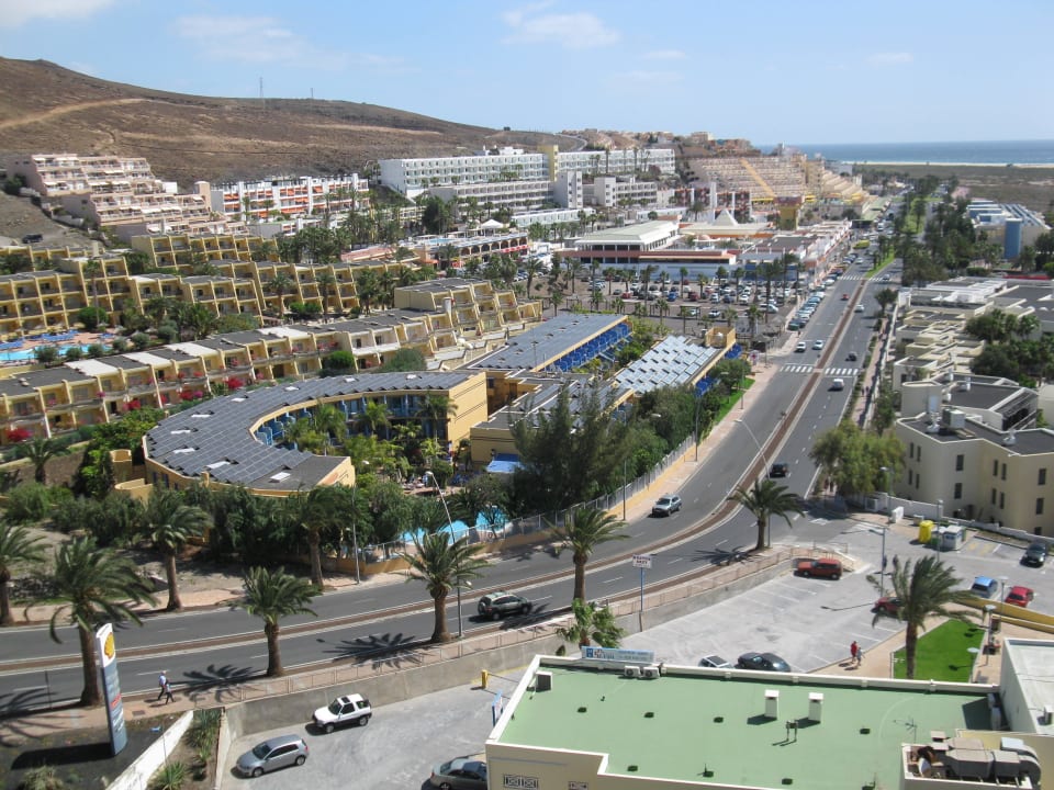 Ausblick vom obersten Hotelflur Hotel Riu Palace Jandia