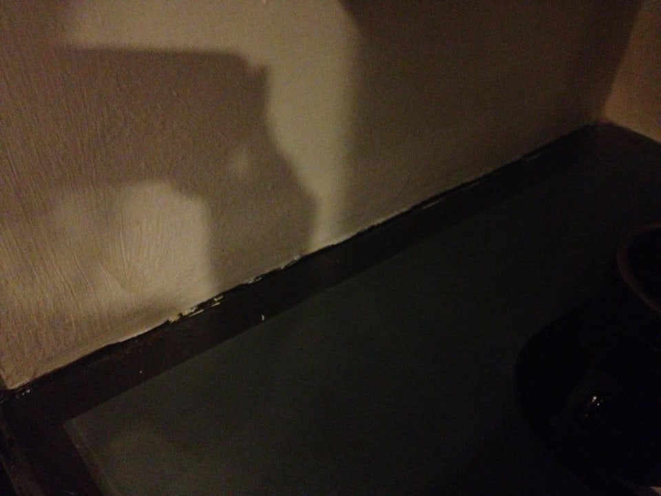 Alles ist lieblos und unsorgfältig gestrichen Barceló Hotel Santo Domingo