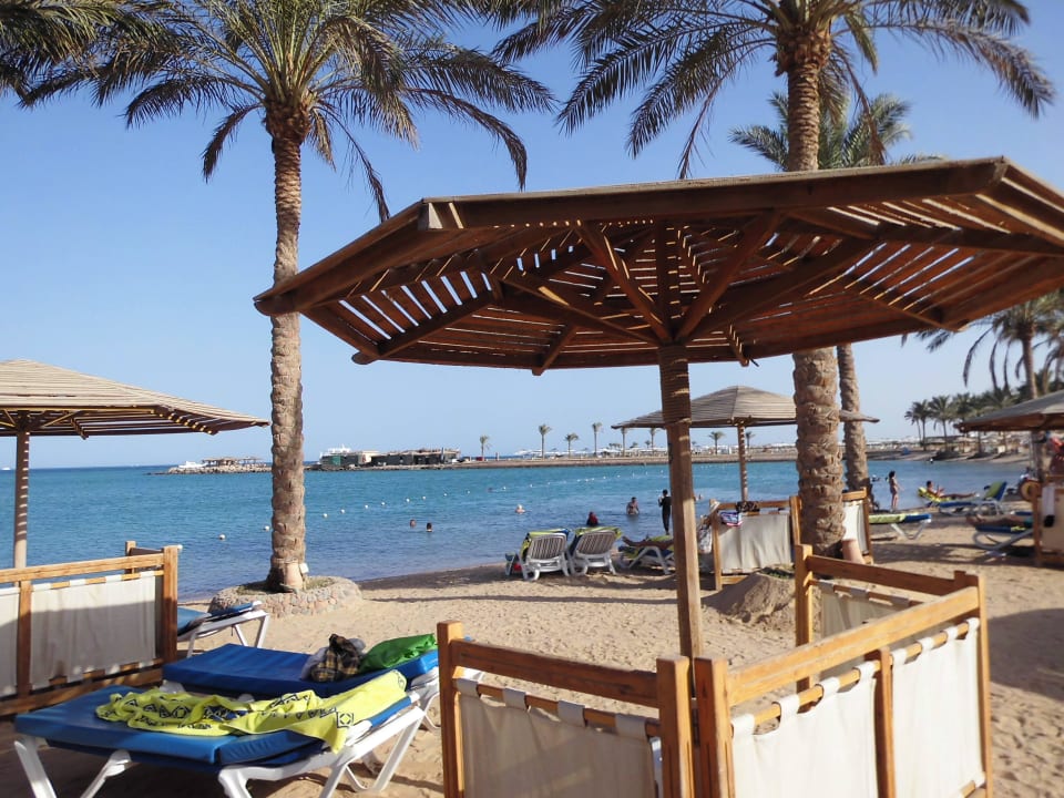 Liegen mit Sichtschutz Continental Hotel Hurghada