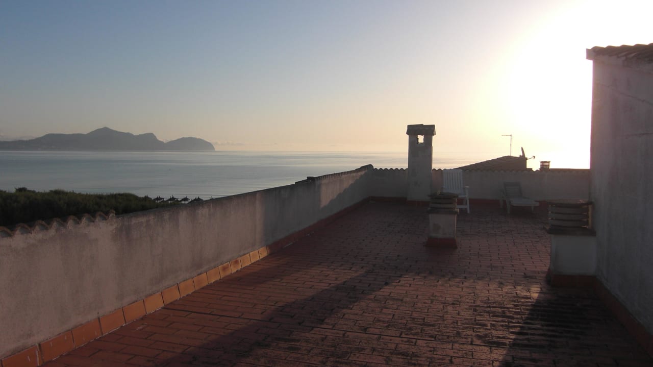 Dachterrasse Ferienwohnung Dunes