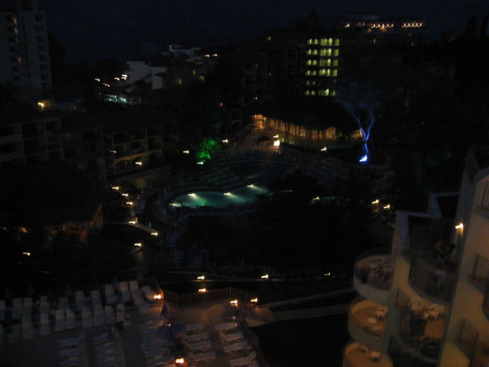 Widok z tarasu Park Hotel Golden Beach