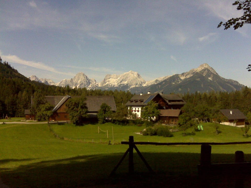 Keine Postkarte - wirklich ein Foto Familienbauernhof Grossgrub
