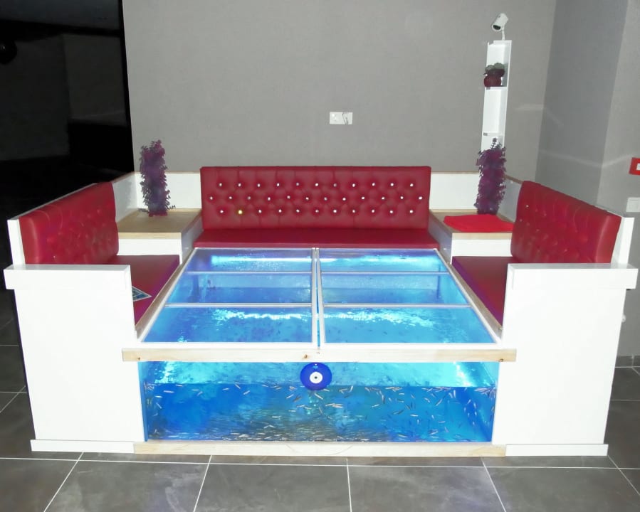 Knabberfische im Spabereich Seaden Sea Planet Resort & Spa