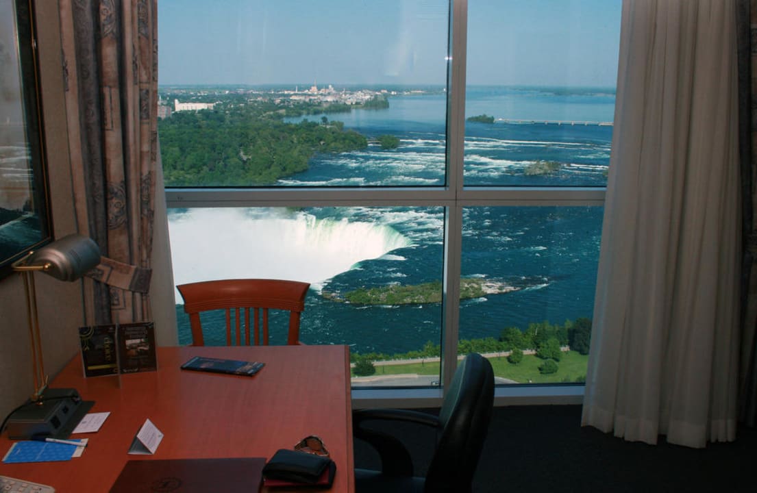 Der atemberaubende Blick Niagara Falls Marriott On The Falls Hotel
