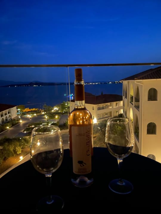 Ausblick Akrathos Beach Hotel