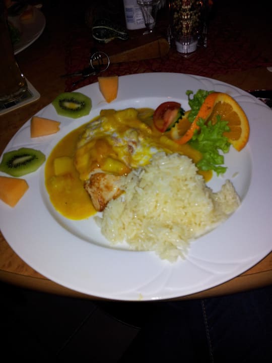 Leckeres Hähnchencurry Hotel Haus Hohenzollern